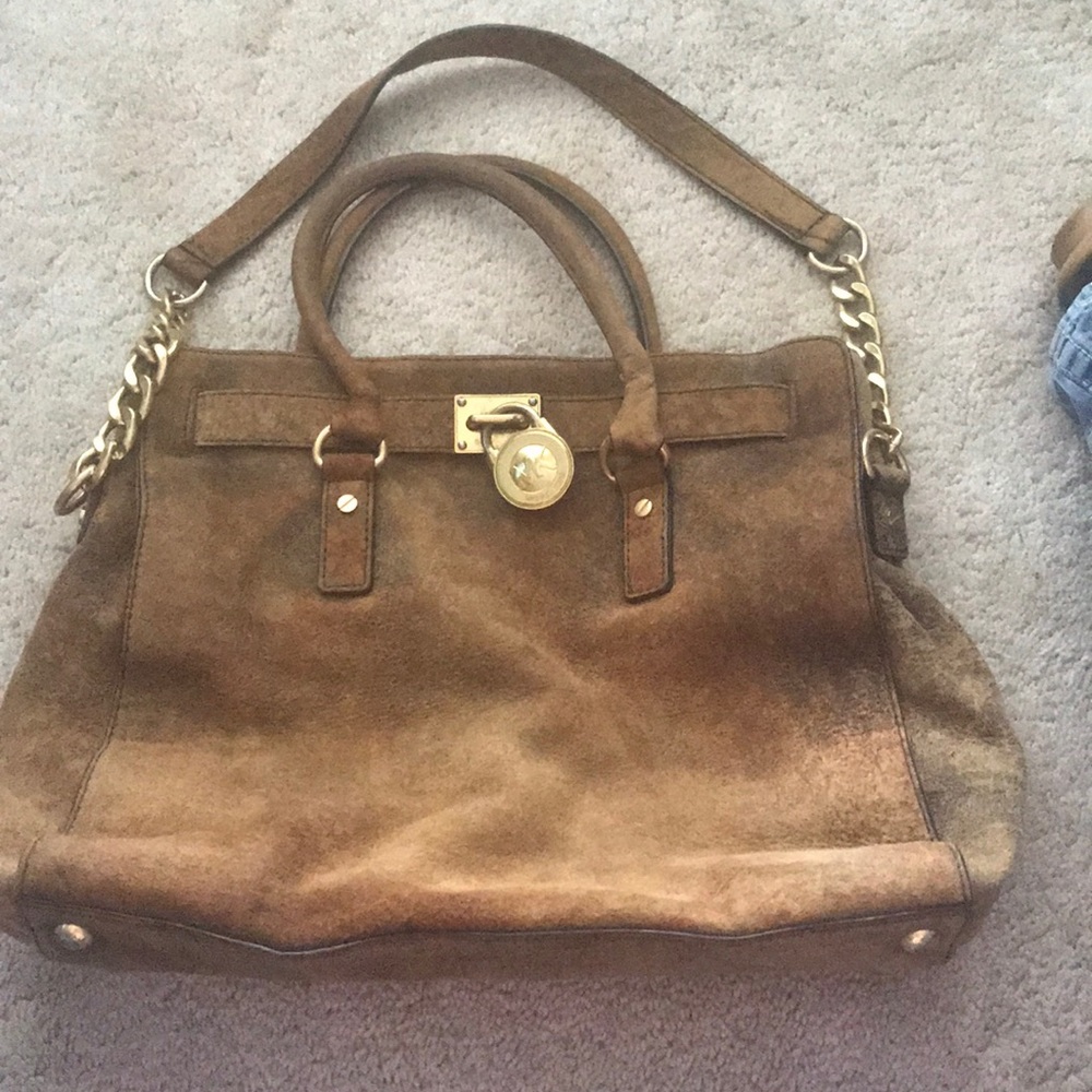 Michael Kors suede purse